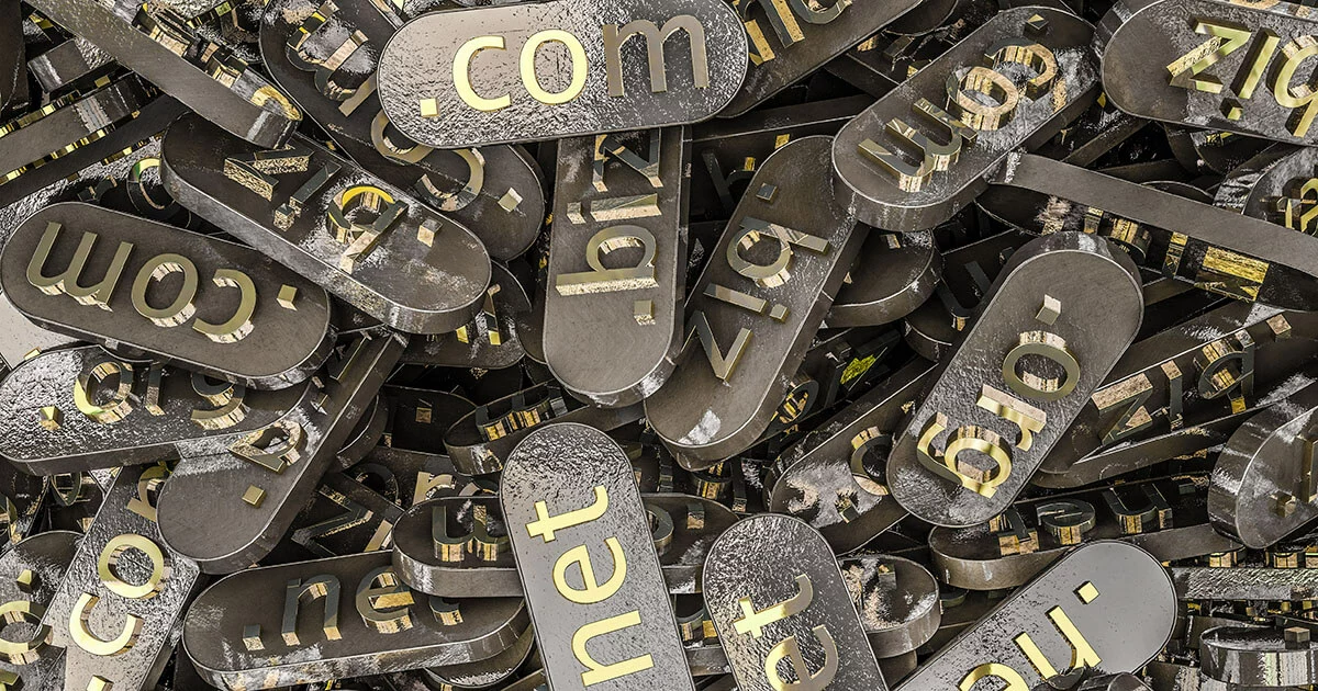 Image: Would you have guessed? These are the most popular domain extensions!